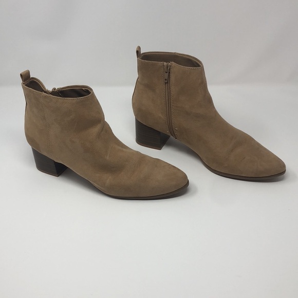 Old Navy 2 in Tan Heeled Boots Size 8 - Picture 3 of 7